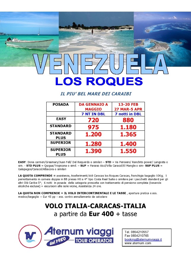 LOS ROQUES CARAIBI VENEZUELA